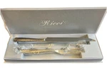 Ricci Argentieri 18/10 Stainless Steele Carving Set Knife And Fork New Box. Fixed Price $39.00.