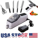 Electric Knife Sharpener Professional Kitchen Sharpening Stone Grinder Knives. Fixed Price $6.99.