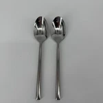 Oneida Porter Glossy Stainless Steel Teaspoons Set Of Silver Flatware 6.25". Fixed Price $20.00.