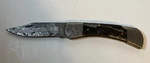 Wolfklinge Handmade Damascus Folding Knife Premium Blade, Pre-owned. Fixed Price $49.99.