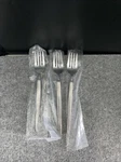3 Stanley Roberts Astro Stainless Salad Forks Flatware. Fixed Price $30.25.