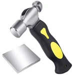 Honoson Jewelry Hammer And Steel Block Set Bench 4 X Inches, Silver. Fixed Price $33.99.