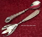 Julia Knight Shell 2-PIECE Salad Server Set Retired Great For Beach House!. Fixed Price $59.99.