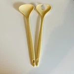 Vintage Danish Rosti Style Melamine Salad Server Utensil Set Atomic Retro Mcm. Fixed Price $22.00.