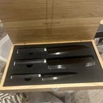Kamikoto Kitchen Knife Set (3) Chef Quality Culinary Knives Certificate. Fixed Price $140.00.