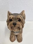 Rare Sandicast Sculpture Yorkshire Terrier Yorkie. Fixed Price $19.49.