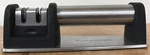 Zulay Kitchen Knife Sharpener Sharpening Steel Honing Tool Black Stainless. Fixed Price $16.99.