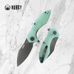 Kubey Noble Linerlock Flipper Knife Jade G10 14C28N Stainless Steel KU236Q. Fixed Price $33.99.
