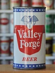 Valley Forge Beer, C. Schmidt & Sons Norristown, Pa. Unlisted Flat Top Can. Fixed Price $300.00.