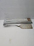 Vintage Lasagna Server Wm. A. Rogers Silver Plate Multi Use Box Ornate 12 Inch. Fixed Price $7.49.