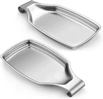 2 Pack Stainless Steel Spoon Rest Large Utensil Holder For Stove Counter. Fixed Price $20.94.