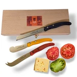 Claude Dozorme Breakfast Knives Set Of 3 Tomato, Spreader, Cheese Laguiole. Fixed Price $48.00.