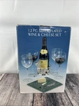 Vintage Godinger 12 Piece Wine And Cheese Set, Silver Plated. Fixed Price $48.00.
