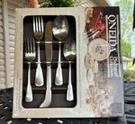Oneida Pfaltzgraff Yorktowne 20 Pc Set-flatware Silverware Stainless-forks-spoon. Fixed Price $150.00.