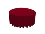 La Linen 120" Round Polyester Poplin Tablecloth Stain/wrinkle Resistant Washable. Fixed Price $55.73.