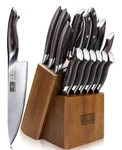 Hoshanho 16-PIECE Kitchen Knife Set, Japanese High Carbon Stainless Steel Read. Fixed Price $249.99.