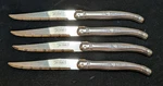 Set Of 4 Jean Dubost Laguiole 9" Stainless Steel Steak Knife Bee Made France. Fixed Price $24.95.