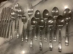 18 Pc Lot, Handle United Silver USI21 Stainless Flatware. Fixed Price $30.00.