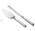 Waterford Lismore Diamond Silver Cake Knife And Server Set. New!! Wedding!. Fixed Price $75.00.