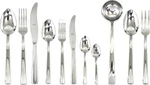 Mepra 99-PIECE Levantina Italian Flatware Set Brand New. Fixed Price $1149.99.
