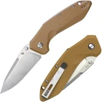 Diafire Hercules Folding Knife 3.5" K110 Tool Carbon Steel Blade Tan G10 Handle. Fixed Price $175.00.