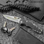Sog Salute Mini Lockback Folding Knife 3.13" 8CR13MOV Steel Blade G10 Handle. Fixed Price $35.09.