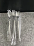 3 Stanley Roberts Astro Stainless Japan Flatware Dinner Forks. Fixed Price $30.25.