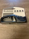 Brookstone 4-IN-1 Knife & Shear Sharpener Non-slip Easy Grip Handle Brand New. Fixed Price $29.99.