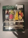 Boston Warehouse Stainless Steel Spreader Knives - Wine Cheese Fruit, Set Of 4. Fixed Price $12.00.