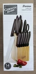 Gibson Home Dorian Cutlery Set With Block -new. Fixed Price $37.99.