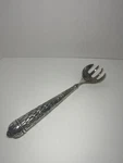 Twos Company Salad Server Fork Spoon Stainless Steel With Black Bead. Fixed Price $15.00.