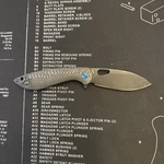 Fintiso, Cobra, S35VN, Carbon Fiber, 3.1 Folding Knife. Fixed Price $94.98.