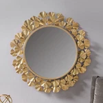 Martha Stewart Eden Gold 30 1/2" Ginkgo Leaf Wall Mirror. Fixed Price $156.97.