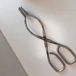 Vintage Silver Tone Metal Kitchen Serving Food Sugar Ice Scissor. Fixed Price $11.69.