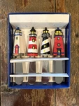 Boston Warehouse Spreaders Set Of 4 Lighthouse Stainless Steel Knives 1995. Fixed Price $8.00.
