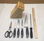 Henckels Forged Premio 7-PIECE Block Knife Set. Fixed Price $169.95.