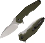 Hightron Mini Ventura Folding Knife 2.88" D2 Tool Steel Blade Green G10 Handle. Fixed Price $34.59.
