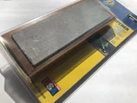 New Eze-lap Usa 62F Fine Diamond Knife / Tool Sharpening Stone Walnut Base. Fixed Price $28.00.