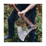 Shiny Crafts-axes Handmade Viking Hatchet Norse Axe- 40" Long Two-handed .... Fixed Price $137.57.