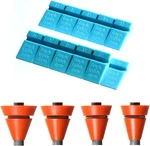 AZ4 Angle Guides Combo, Blue For Sharpening Stones, Orange Rods. Fixed Price $27.82.