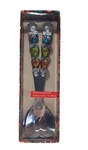Wild Eye Designs Salad Server Set 2 Pieces Stainless Heart Stone Accents Nib. Fixed Price $18.00.
