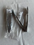 Lot Of 2 Don 10 Stainless Steel Utility Tongs Heavy Duty Scalloped Gripping. Fixed Price $9.99.