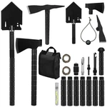Iunio Survival Off-roading Tool Kit, 19 Folding Shovel, Camping Axe, Mul.... Fixed Price $153.60.