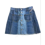 Jean Atelier Blue Denim Color Block Skirt Size 26. Fixed Price $40.00.