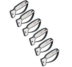 6 Pack Accusharp Pro Tool Knife Reversible Tungsten Carbide Sharpeners W/ Rubber. Fixed Price $109.69.