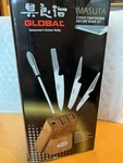 Global G-79598 Pc. Masuta Knife Block Set In Retail Box. Fixed Price $179.75.