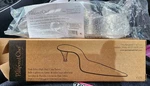 Pampered Chef Pink Zebra High Heel Cake Server #1171 Magnetic New Sealed. Fixed Price $9.99.