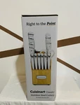 Cuisinart Classic Stainless Steel 15-PIECE Knife Set Block, CTTWTR-15P. Fixed Price $70.00.