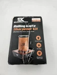 Snapkitch Rolling Knife Sharpener Adjustable Manual Brown Ceramic Zipper Bag. Fixed Price $39.99.