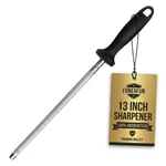 Fanerfun 13 Inch Carbon Steel Honing Rod Magnetized Kitchen Knife Sharpener. Fixed Price $22.99.